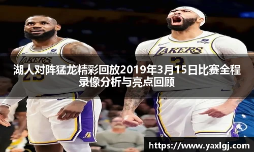 湖人对阵猛龙精彩回放2019年3月15日比赛全程录像分析与亮点回顾